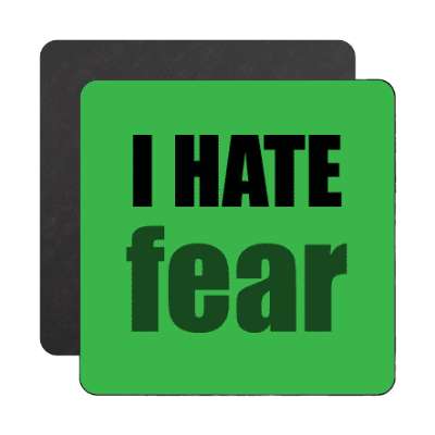 i hate fear magnet