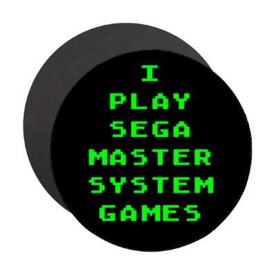 i play sega master system games magnet