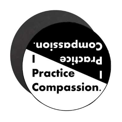 I Practice Compassion Stickers, Magnet | Wacky Print I Practice Compassion Stickers, Magnet | Wacky Print
