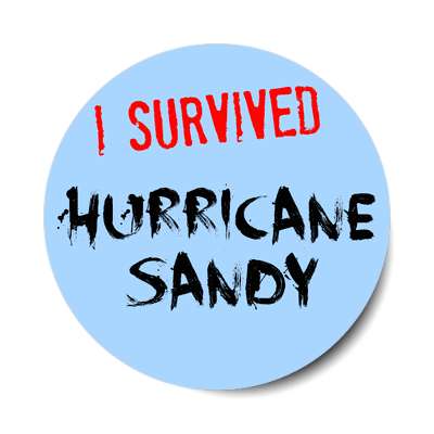 i survived hurricane sandy sticker
