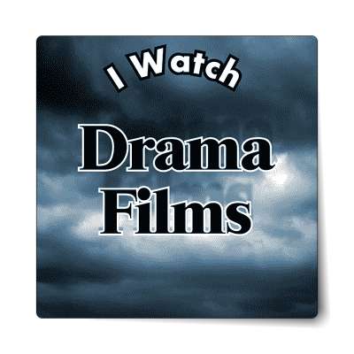 i watch drama films sticker