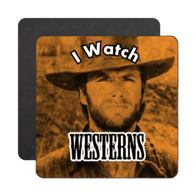 i watch westerns magnet