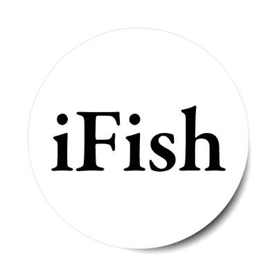 ifish parody imac sticker