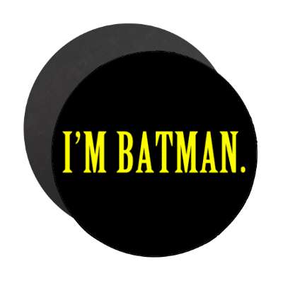 im batman stickers, magnet