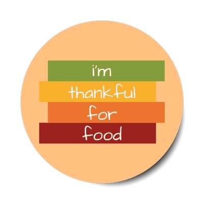 im thankful for food sticker