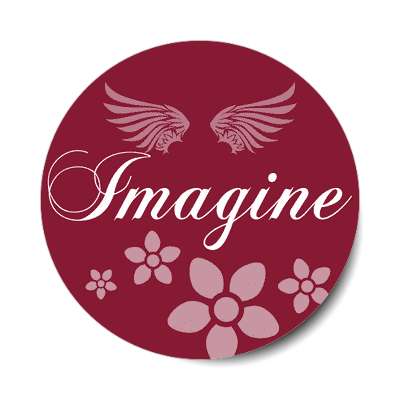 imagine sticker