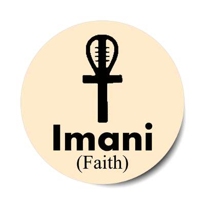 imani faith sticker