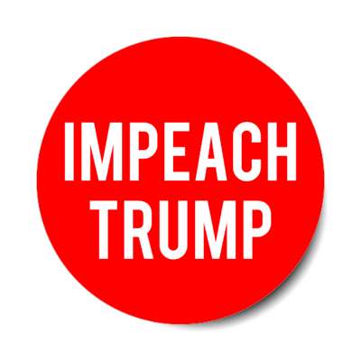 impeach trump sticker