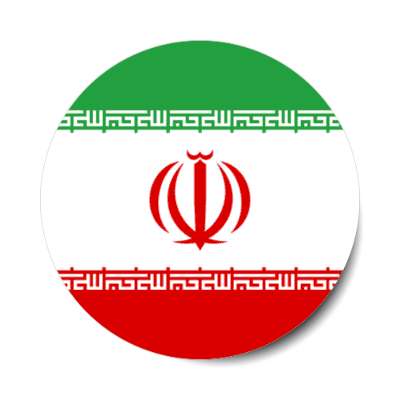iran iranian flag country stickers, magnet