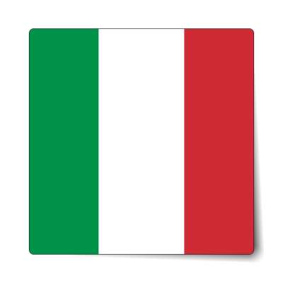 italy flag sticker