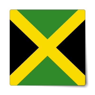 jamaica flag sticker