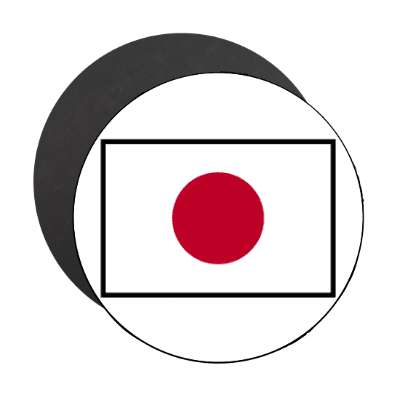japan flag magnet