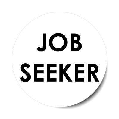 job seeker sticker