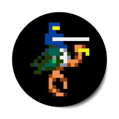 joust flying bird arcade game sticker