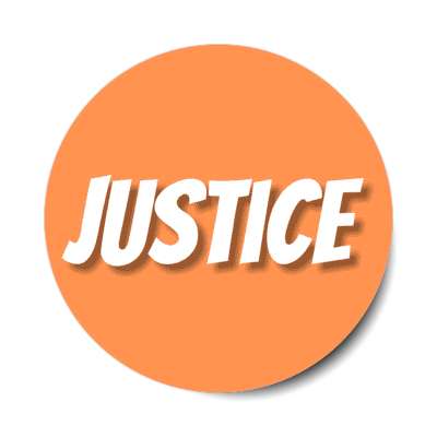 justice stickers, magnet
