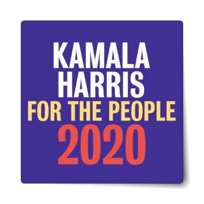 kamala harris for the people sticker
