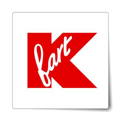 kfart kmart parody sticker