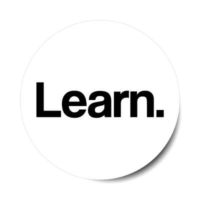 learn sticker