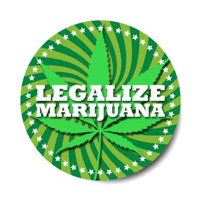 legalize marijuana sticker