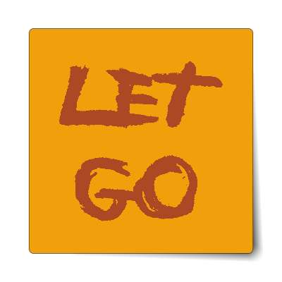 let go sticker