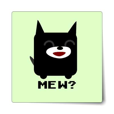 mew cat cute cartoon cute animal sticker