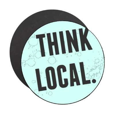 mint modern think local magnet