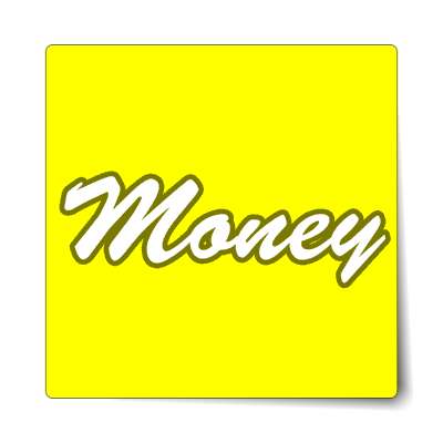 money sticker