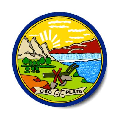 montana state flag usa stickers, magnet