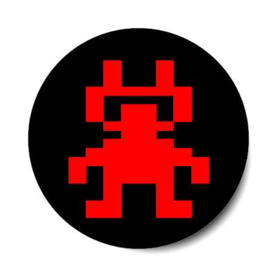 mule alien atari game sticker