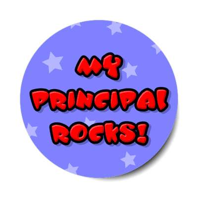 my principal rocks sticker