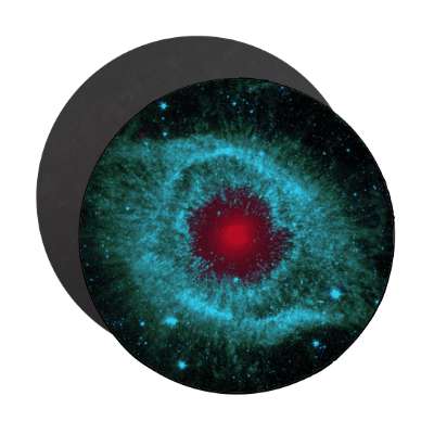 nebula eye aqua red magnet