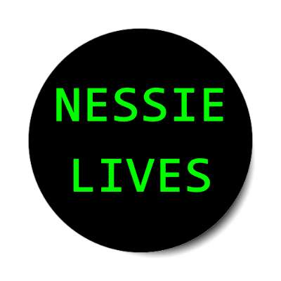 nessie lives sticker