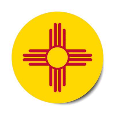 new mexico state flag usa stickers, magnet