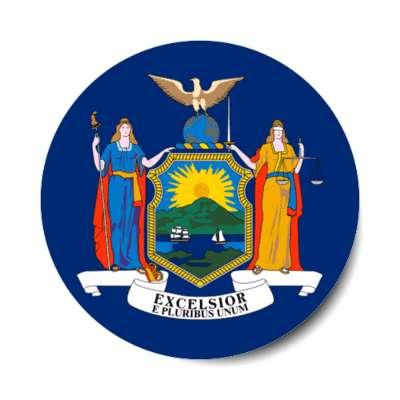 new york state flag usa stickers, magnet