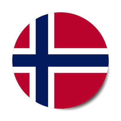 norway norwegian flag country stickers, magnet