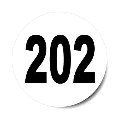 201 to 300 Number Stickers Number Label Self Adhesive Marked