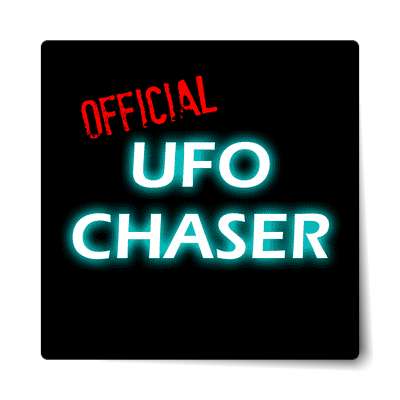 official ufo chaser sticker