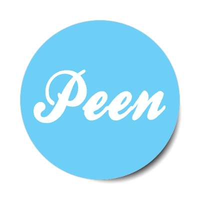 peen sticker