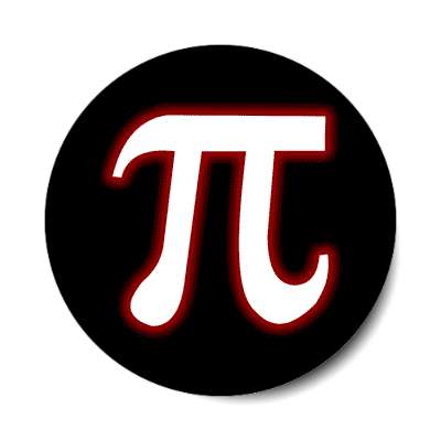 pi symbol sticker