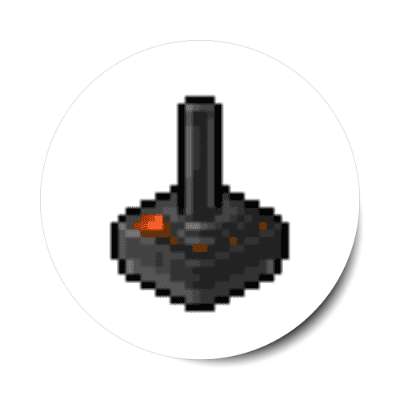 pixel atari joystick sticker