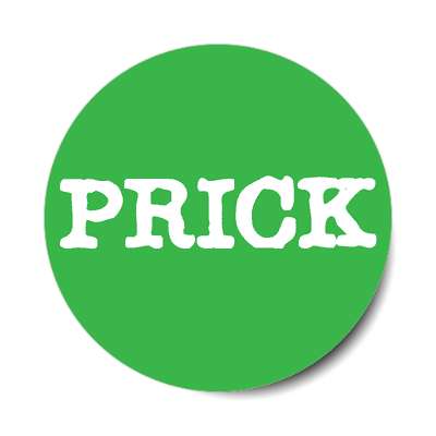 prick sticker