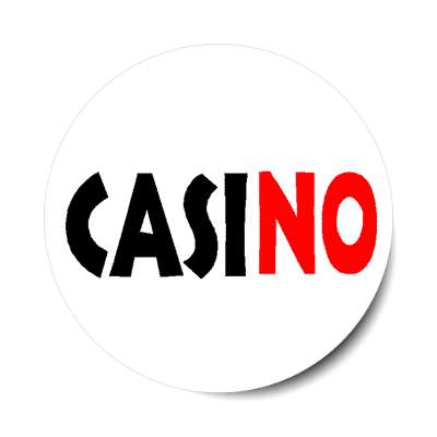 protest no casino sticker