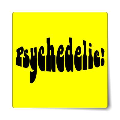 psychedelic sticker