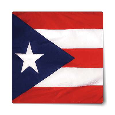 puerto rico flag sticker