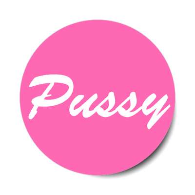 pussy sticker