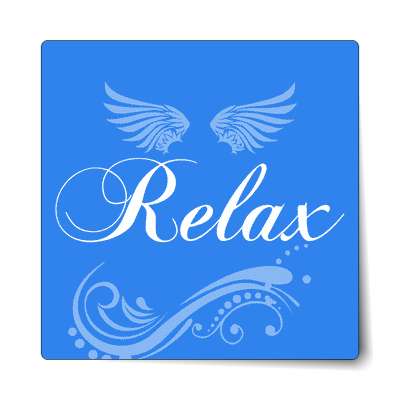 relax sticker