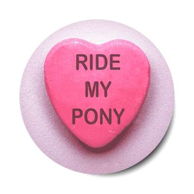 ride my pony sticker
