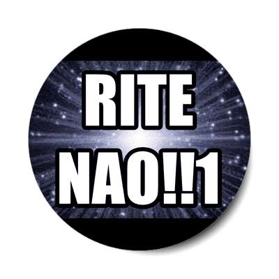 rite nao sticker