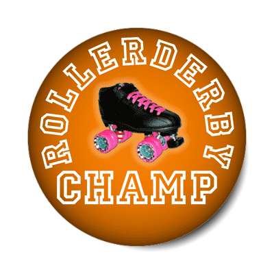 rollerderby champ sticker