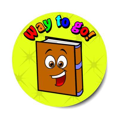 smile face book way to go stickers, magnet